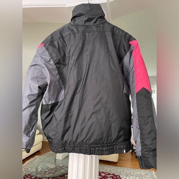 Milano Bay woman’s three tone winter jacket with zipper up and snap buttons . M - Picture 2 of 8